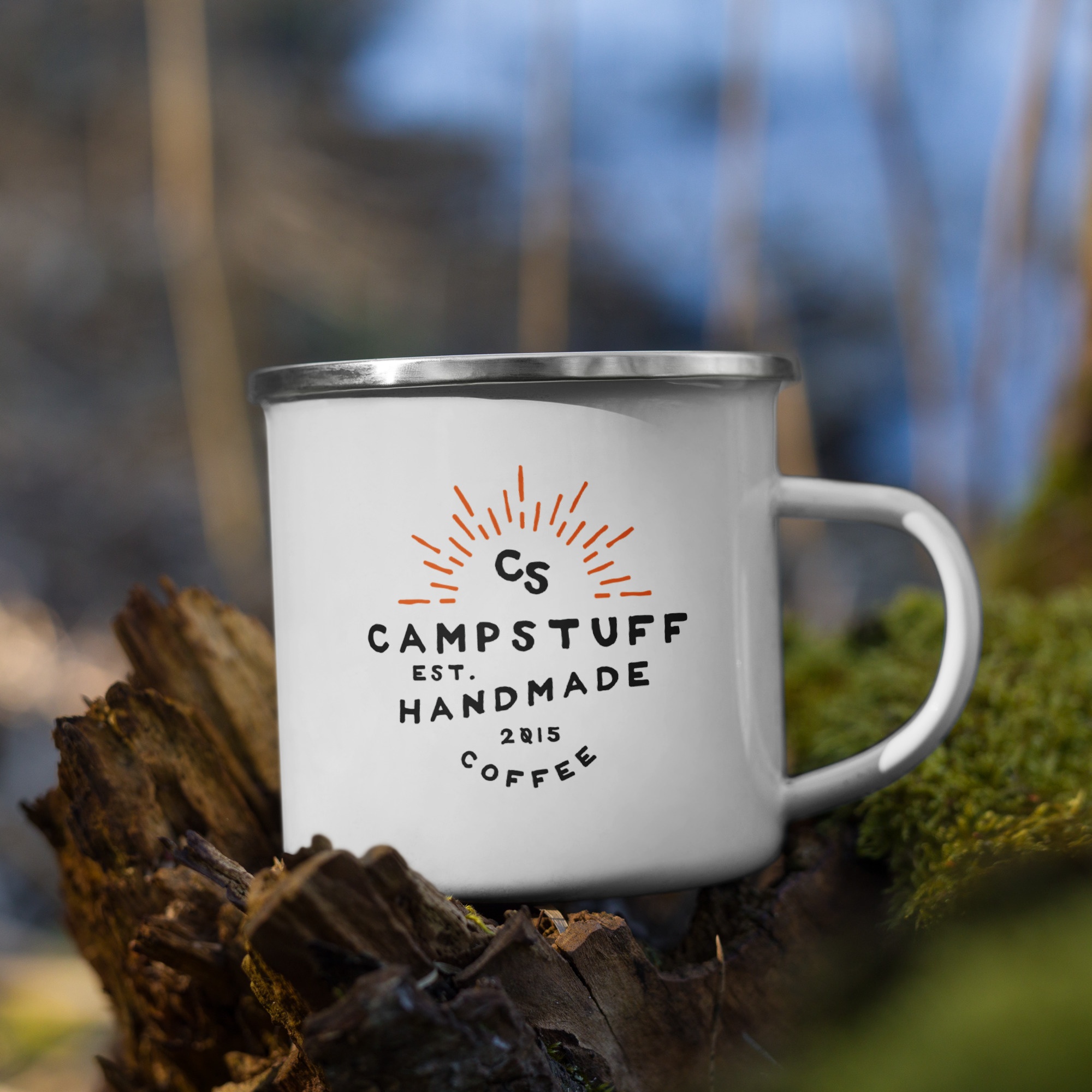 Handmade Coffee Enamel Mug