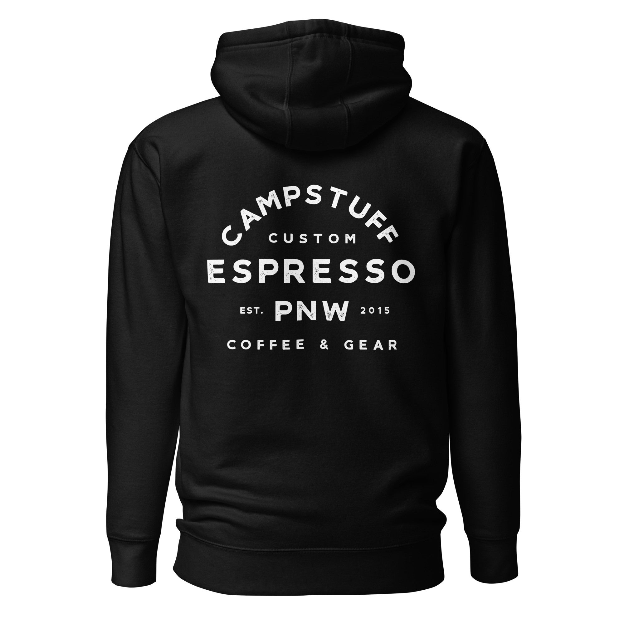 Custom Espresso Hoodie Black