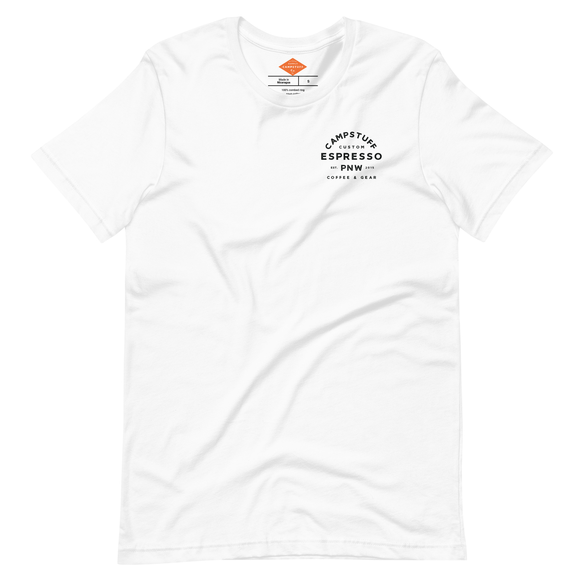 Custom Espresso T-Shirt White